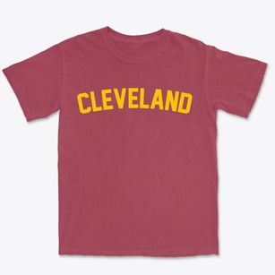Cleveland Utah Classic Curve Premium Heavyweight T-shirt