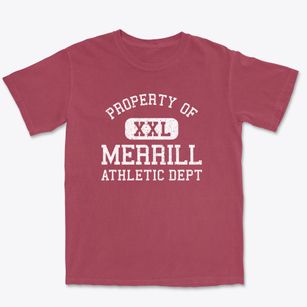Merrill Oregon Athletic Dept Premium Heavyweight T-shirt