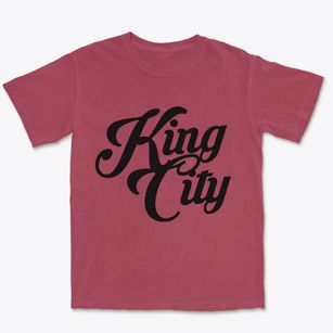 King City California Vintage Team Premium Heavyweight T-shirt