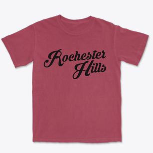 Rochester Hills Michigan Vintage Team Premium Heavyweight T-shirt