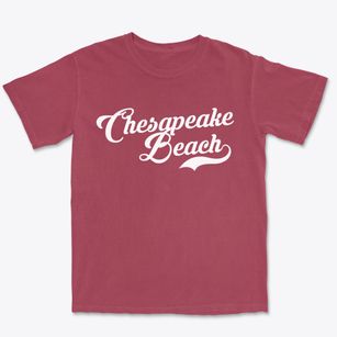 Chesapeake Beach Maryland Vintage Team Premium Heavyweight T-shirt
