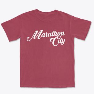 Marathon City Wisconsin Vintage Team Premium Heavyweight T-shirt