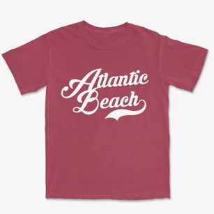 Atlantic Beach North Carolina Vintage Team Premium Heavyweight T-shirt