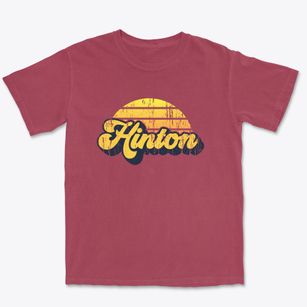 Hinton Oklahoma Sublime Sunset Premium Heavyweight T-shirt
