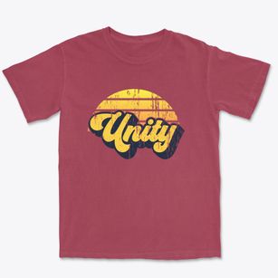Unity Maine Sublime Sunset Premium Heavyweight T-shirt