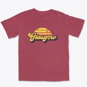 Glasgow Oregon Sublime Sunset Premium Heavyweight T-shirt