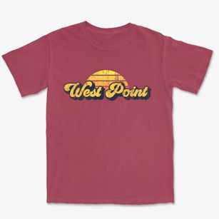 West Point Arkansas Sublime Sunset Premium Heavyweight T-shirt
