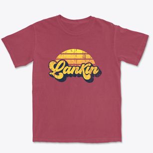 Lankin North Dakota Sublime Sunset Premium Heavyweight T-shirt