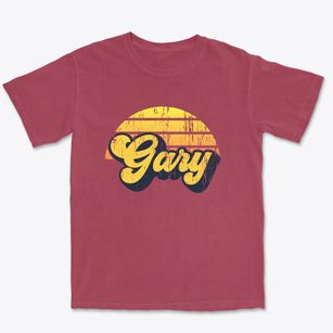 Gary Indiana Sublime Sunset Premium Heavyweight T-shirt