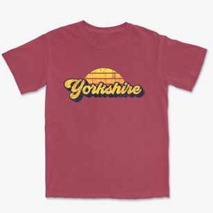 Yorkshire Virginia Sublime Sunset Premium Heavyweight T-shirt