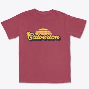 Calverton New York Sublime Sunset Premium Heavyweight T-shirt