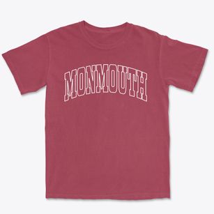 Monmouth Maine Trendy Block Premium Heavyweight T-shirt