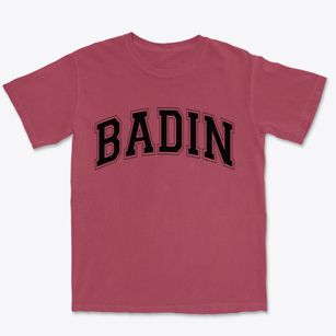 Badin North Carolina Varsity Premium Heavyweight T-shirt