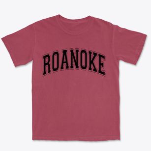 Roanoke Virginia Varsity Premium Heavyweight T-shirt