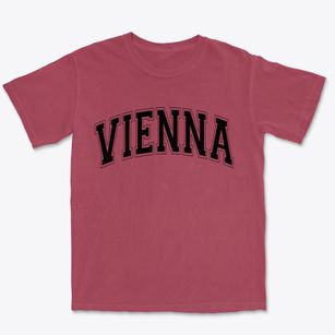 Vienna Virginia Varsity Premium Heavyweight T-shirt