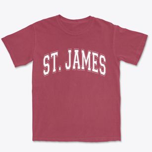 St. James North Carolina Varsity Premium Heavyweight T-shirt