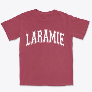 Laramie Wyoming Varsity Premium Heavyweight T-shirt