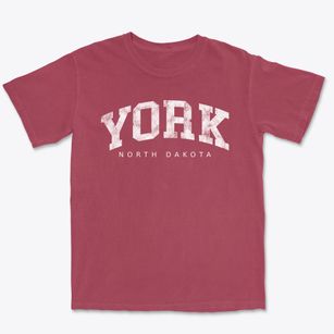 York North Dakota Urban Vibe Premium Heavyweight T-shirt