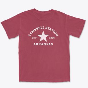 Campbell Station Arkansas Star Premium Heavyweight T-shirt