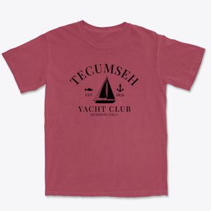 Tecumseh Nebraska Yacht Club Premium Heavyweight T-shirt