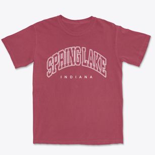 Spring Lake Indiana Inline Premium Heavyweight T-shirt