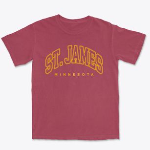 St. James Minnesota Inline Premium Heavyweight T-shirt