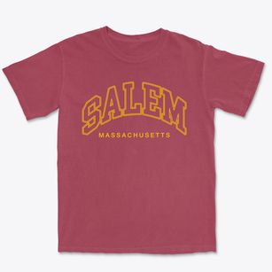Salem Massachusetts Inline Premium Heavyweight T-shirt