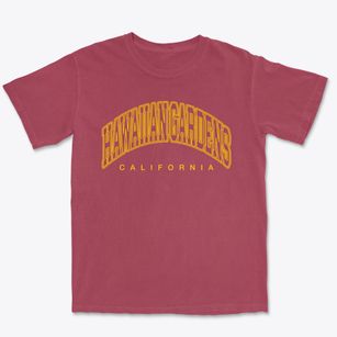 Hawaiian Gardens California Inline Premium Heavyweight T-shirt