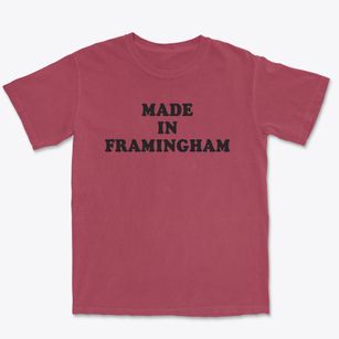 Framingham Massachusetts Classic 70s Premium Heavyweight T-shirt
