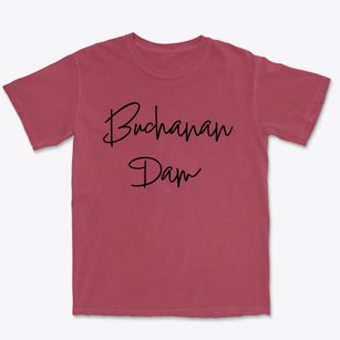 Buchanan Dam Texas Freestyle Premium Heavyweight T-shirt
