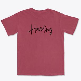 Harding New Jersey Freestyle Premium Heavyweight T-shirt
