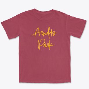 Arnolds Park Iowa Freestyle Premium Heavyweight T-shirt
