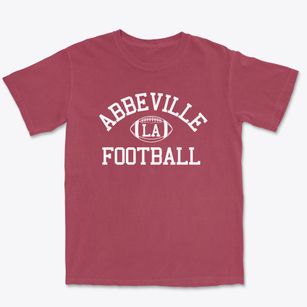Abbeville Louisiana Football Premium Heavyweight T-shirt