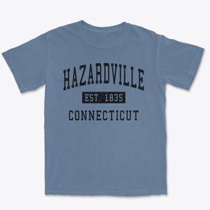 Hazardville Connecticut Classic Established Premium Heavyweight T-shirt