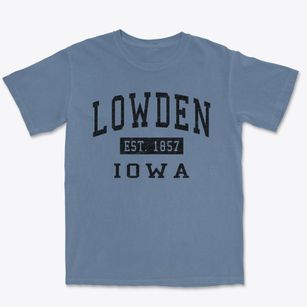 Lowden Iowa Classic Established Premium Heavyweight T-shirt