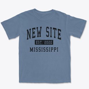 New Site Mississippi Classic Established Premium Heavyweight T-shirt