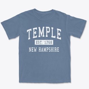 Temple New Hampshire Classic Established Premium Heavyweight T-shirt