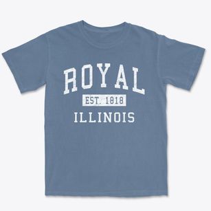 Royal Illinois Classic Established Premium Heavyweight T-shirt