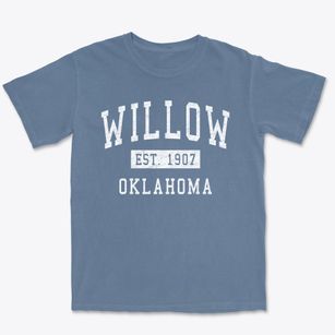 Willow Oklahoma Classic Established Premium Heavyweight T-shirt