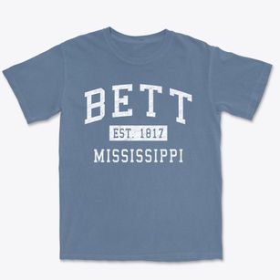 Bett Mississippi Classic Established Premium Heavyweight T-shirt
