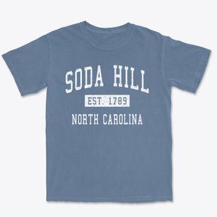 Soda Hill North Carolina Classic Established Premium Heavyweight T-shirt