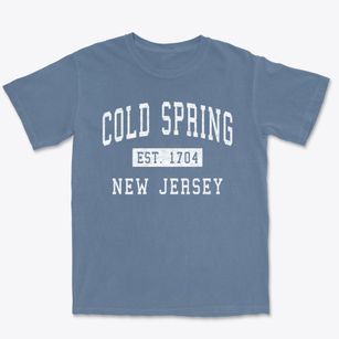 Cold Spring New Jersey Classic Established Premium Heavyweight T-shirt