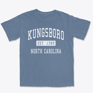 Kungsboro North Carolina Classic Established Premium Heavyweight T-shirt