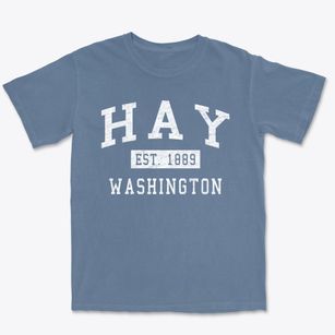 Hay Washington Classic Established Premium Heavyweight T-shirt