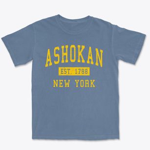 Ashokan New York Classic Established Premium Heavyweight T-shirt
