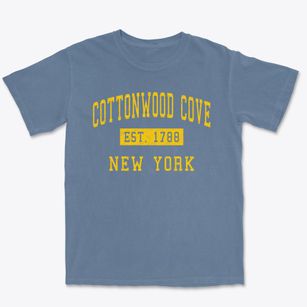 Cottonwood Cove New York Classic Established Premium Heavyweight T-shirt