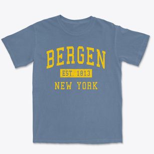 Bergen New York Classic Established Premium Heavyweight T-shirt