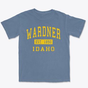 Wardner Idaho Classic Established Premium Heavyweight T-shirt