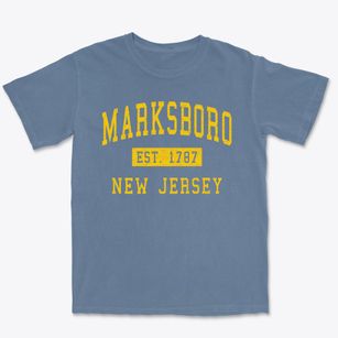 Marksboro New Jersey Classic Established Premium Heavyweight T-shirt