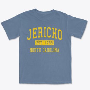 Jericho North Carolina Classic Established Premium Heavyweight T-shirt